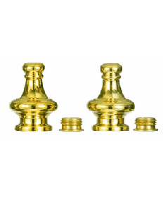 Satco S70/131 Satco S70-131 Two vacuum brass finish plastic pyramid knobs