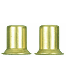 Satco S70/136 Satco S70-136 Two brass finish finials