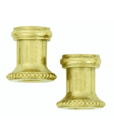 Satco S70/163 Satco S70-163 Two brass knurled necks