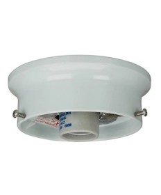 Satco S70/431 Satco S70-431 4 inch White Wired Fixture Holder