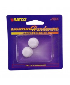 Satco S70/822 Satco S70-822 Two white plastic lock up caps