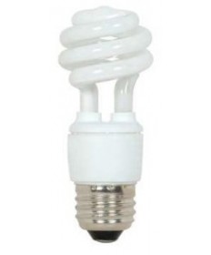 Satco S5506 Satco 9 Watt 120 Volt T2 Ultra Mini Spiral E26 Medium Base Energy Star Certified 5000K