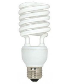 Satco S5532 Satco 26 Watt 120 Volt T2 Ultra Mini Spiral E26 Medium Base 5000K 10,000 Hour Eco-Friendly Compact Fluorescent Light Bulb (CFL)