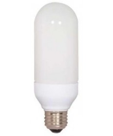 Satco S7308 Satco 15 Watt 120 Volt Bullet E26 Medium Base 4100K 10,000 Hour Eco-Friendly Compact Fluorescent Lamp (CFL)