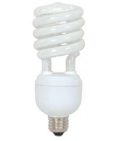 Satco S7332 32 Watt 120 Volt T4 Spiral E26 Medium Base Professional Series Hi-Pro Eco-Friendly 4100K Lamp (CFL)