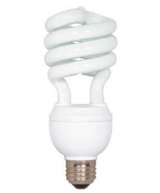 Satco S5594 Satco 12/20/26 Watt 120 Volt Spiral E26 Medium Base 3 Way 5000K 10,000 Hour Compact Fluorescent Light Bulb (CFL)