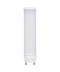 Satco S8750 8 Watt LED PL Bulb GU24 Base CCT Selectable Ballast Bypass 120-277V