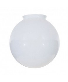 Satco 50/144 50-144 Satco 8-Inch Sprayed Glossy White Ball Globe