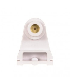 Leviton 2536 Plunger T8 / T12 Slimline Single Pin Fluorescent Socket Substitute Satco 80/1496 White