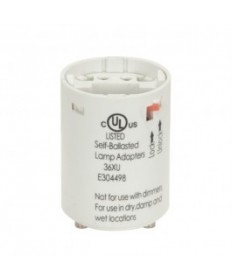 Satco 80/2075 Satco18 Watt GU24 Electronic Self-Ballasted CFL Lampholder G24q-2 277VAC