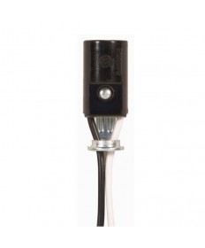 Nuvo|Satco 90/738 | Candelabra Base Socket E12 1-5/8 inches Phenolic with 6" Leads 