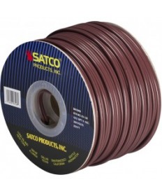 Satco 93/128 Satco 93-128 18/2 SPT-2 105C 250FT Brown Spool Wire