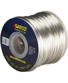 Satco 93/138 Satco 93-138 18/2 SPT-1 105C 250FT Clear Silver Spool