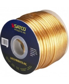 Satco 93/165 Satco 93-165 16/2 SPT-2 105C 250FT Clear Gold Bulk Lamp Cord Replacement