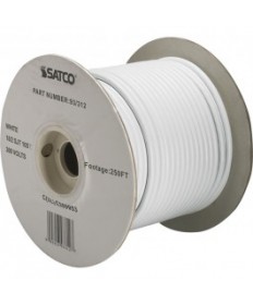 Satco 93/312 Satco 93-312 18/2 SJT 105C Pulley Cord 250FT White Spool Wire