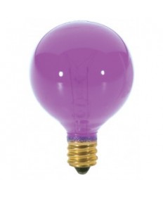 Satco S3837 Satco 10G12.5/PK 10 Watt 120 Volt G12.5 Candelabra Base Pink Globe Light Bulb