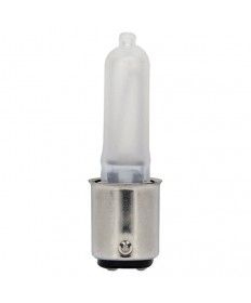 Satco S4495 Satco KX20FR/3M/DC 20 Watt 120 Volt T3 Dimmable Double Contact Bayonet Base Frosted Krypton Xenon Halogen Light Bulb