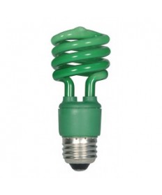 Satco S7272 Satco 13-Watt CFL Green