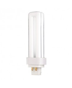 Satco S8331 Satco CFD13W/4P/835/ENV 13 Watt T4 G24q-1 4 Pin Base Quad Tube 3500K