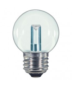 Satco S9160 | Satco S11 LED BULB Clear 1.2 Watt 2700K Medium 120V