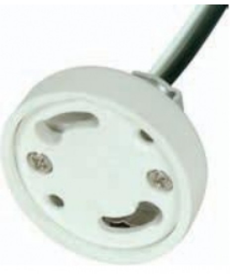 Satco Smooth Phenolic GU24-4-Pin CFL Socket 801853 Satco Smooth Phenolic GU24-4-Pin CFL Socket 801853