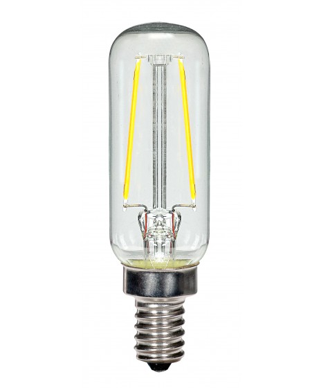 Satco 2.5 Watt LED light bulbs 25 watt s9921 Candelabra Base Clear 6