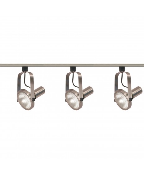 Nuvo Lighting 3-Light Black Angle Arm LED Plug-In Track Kit - #57T84