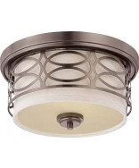 Nuvo Lighting 60/4727 Nuvo Harlow 2-Light Dome Flush Mount