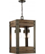 Nuvo 60/6426 Winchester Collection 5 Light Pendant Bronze/Aged Wood