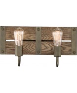Nuvo 60/6428 Nuvo Winchester Collection 2 Light Vanity Bronze/Aged Wood