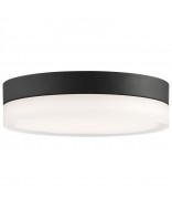 Nuvo Lighting 62/570 Pi 14 Inch LED Flush Mount Black Finish Frosted