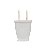 Satco 80/2410 WHITE PLUG 2 POLE 2 WIRE 125 Volts Switches &