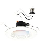 Satco S11570 13W E26 Adapter Recessed Fixture Warm to Cool White/Color