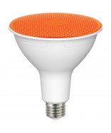 Satco S29483 | Amber PAR38 LED BULB 11.5 Watt Medium Base 120 Volt