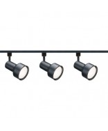 Nuvo Lighting TK321 Nuvo 3-Light Black R30 Track Lighting Kit