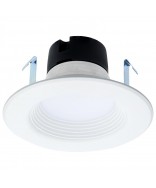 Satco S11838 6.5W LED Downlight Retrofit 4 Inch CCT Selectable 12V Matte White