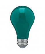 Satco S14986 8 Watt A19 LED Bulb Ceramic Green Medium Base