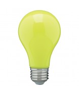 Satco S14987 8 Watt A19 LED Bulb Ceramic Yellow Medium Base