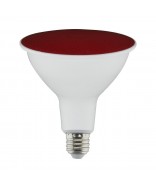 Satco S29480 11.5 Watt PAR38 LED Bulb RED Medium Base 90 Degree