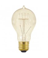 Satco S2412 Satco 40A19/CLEAR/120V VINTAGE E26  - Quad Loop 40W Antique Vintage Light Bulb