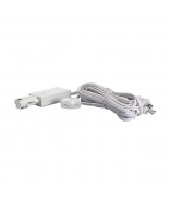 Nuvo Lighting TP156 Nuvo Track Lighting White Live End Cord Kit