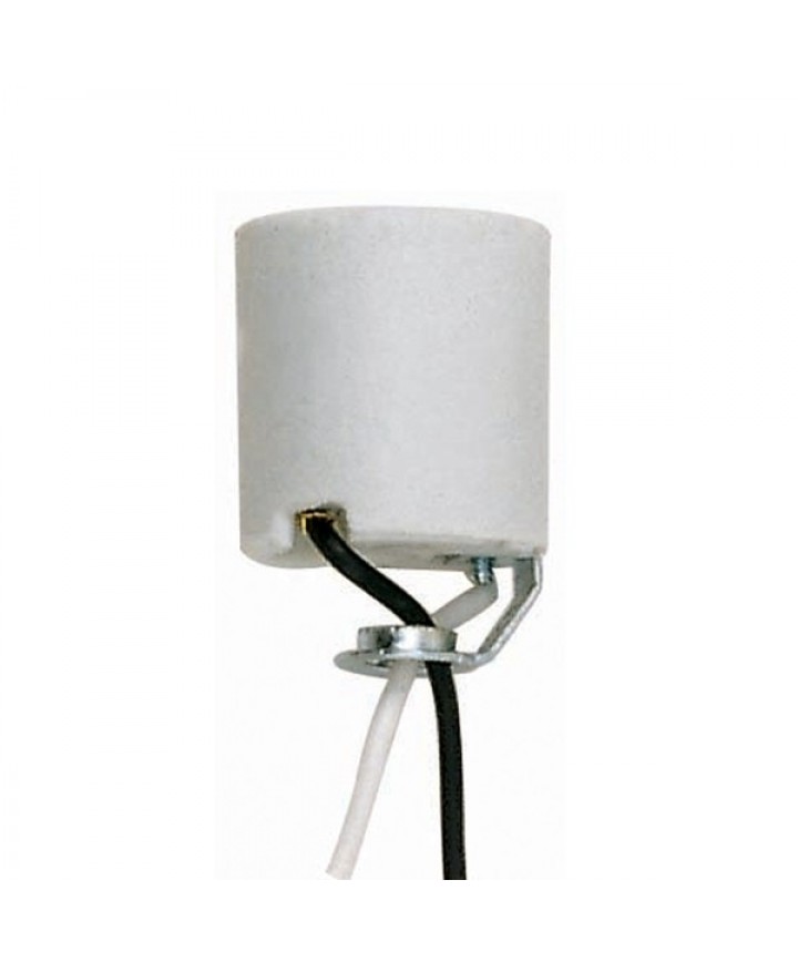 Satco 80/2041 Keyless Porcelain Socket with Hickey 660W250V E26 Medium