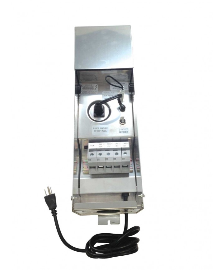 Hatch Transformers GLT600 600 Watt Dual Tap 12V 13V Output Circuits Stainless Steel