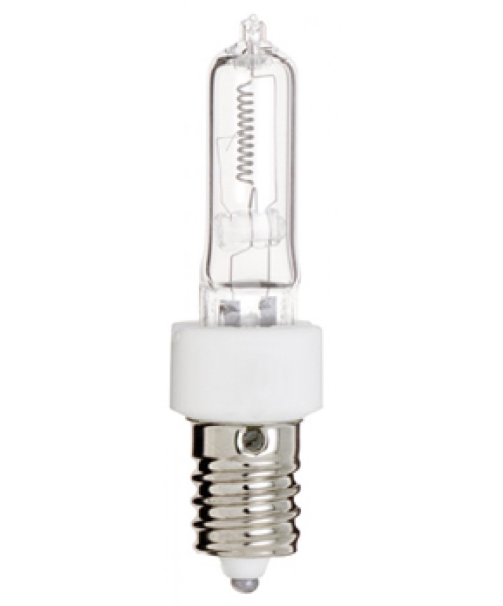 Satco S3134 250 Watt Halogen T4.5 Clear European Base E14 120 Volt