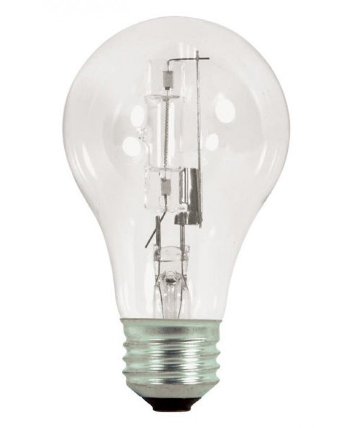 Satco s2404 satco light bulbs 72a19 hal es cl 120v 2pk 72 watt